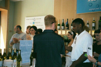 Choosing wine while speaking English or French